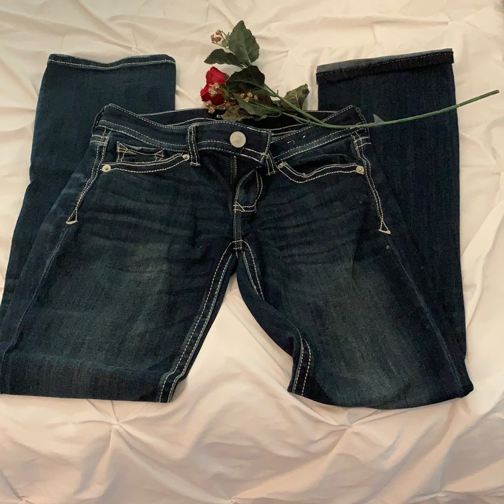 Barely Boot, low rise jeans